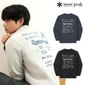 두들 그래픽 맨투맨 S26SMF-HT52 캠핑시즌