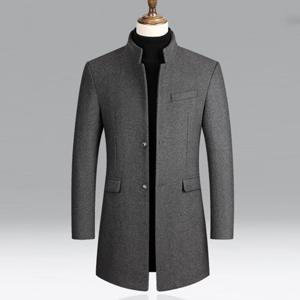 남성 슬림 방한 하프 모직 코트 가을 겨울 자켓 WI004CT