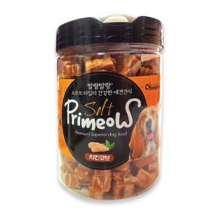 말랑말랑 강아지 애견 통간식 치킨 큐브 200g X3개 강아지간식 애견간식 강아지훈련용간식