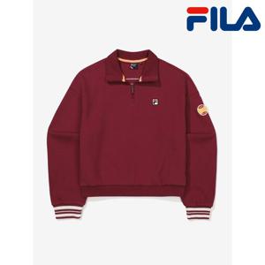 휠라 F박스 면혼방 반집업 맨투맨 FS2POF3361F_WIN