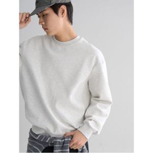 해비웨이트 피케조직감 스웨트 셔츠 라이트 그레이 (456241CM42)
