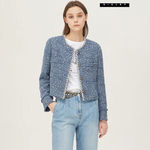 기은세 PICK 라운드넥 트위드 자켓 SAJKF1611