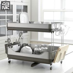 프리미엄 프레임 식기건조대 2단 B형