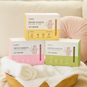 건조기 섬유유연제 드라이시트 40매 4팩