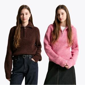 [정상가: 219000원] 타미진스 릴랙스 하프 집업 스웨터 2종 택1 (T32F7KTO46TWT1)