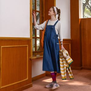 데님핀턱라벨원피스 (정상가 59900원)