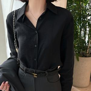 [~66][자체제작] 미엘 레이스 셔츠