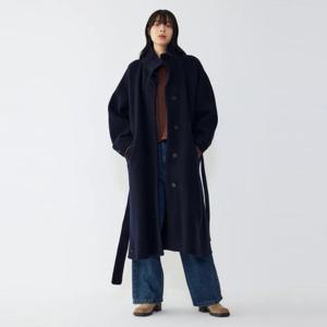 [정가 499,000원]하이넥 벨티드 코트 9105411175