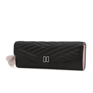 [선물포장/쇼핑백동봉] 칼라일 블랙 소가죽 장지갑 DCWA6E762J