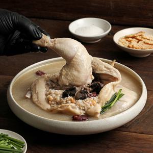 [마음식당] 능이품은 한우사골 누룽지 삼계탕 1.1kg x 6팩