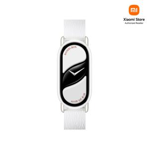 스마트밴드 워치 웨어러블 심박수 만보기 운동 시계 스포츠 러닝 런닝 미밴드 10 세라믹 펄 화이트