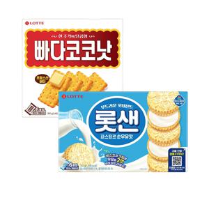 롯샌 파스퇴르 순우유맛 315g x1개+빠다코코넛300g x1개