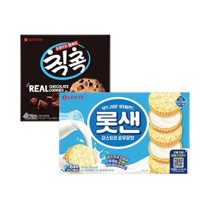 롯샌 파스퇴르 순우유맛 315g x1개+칙촉 180g x1개