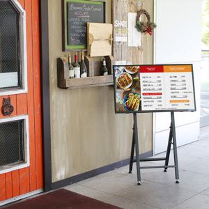 홍보용 매장용 메뉴판 이젤형 스탠드 거치대 PS55