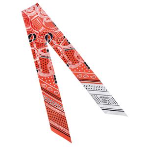 [무료배송/당일출고] 스카프 트윌리 실크 Eperon dOr Band twilly 오렌지