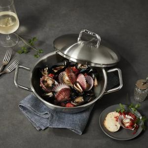 [류니키친공구]  316Ti스텐 통5중 샤프 양수웍 22cm