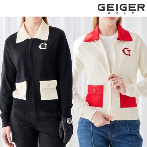 (IN)[최초가 159,000] 골프 빅카라 포켓 포인트 가디건