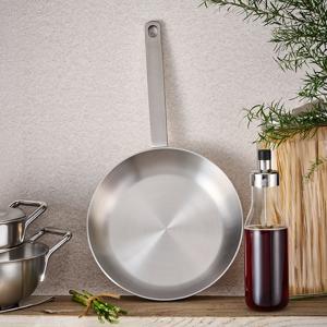 [류니키친공구]  316Ti스텐 통5중 프로 플랫팬 24cm