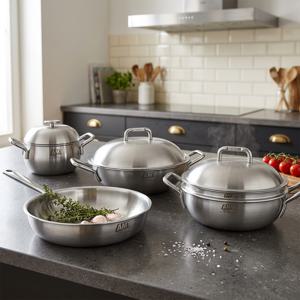 [류니키친공구]  [18일 10%적립] 류니픽 주방 필수 4종세트(양수웍22,소테팬22,파티웍28,라이스쿠커)