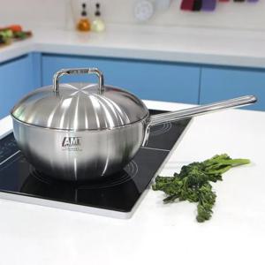 [류니키친공구]  316Ti스텐 통5중 샤프 멀티웍 24cm