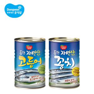 자연산 꽁치 300g 3캔 + 고등어 300g 3캔