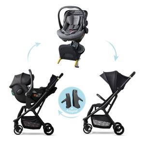 [트래블]스페이스 휴대용 유모차+블리바 바구니 카시트(베이스포함)트래블백+어댑터+마마백+모기장+보호매트