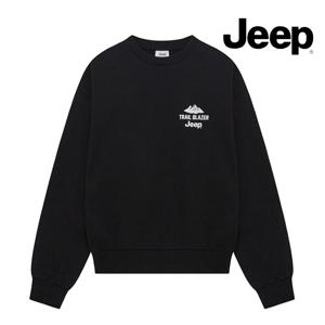 Jeep [남녀공용] P0881 등판프린트 맨투맨티셔츠