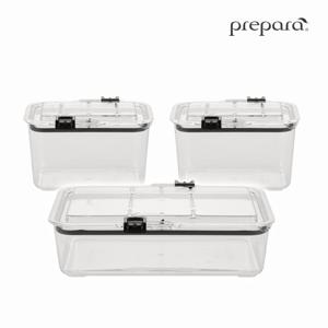 프리파라 래치락 트라이탄 밀폐용기 대용량 3종