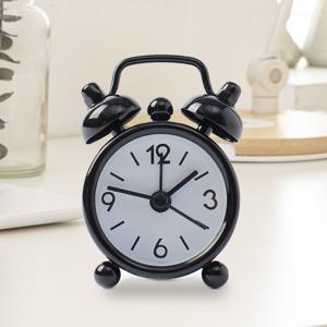 엣지 미니 해머벨 탁상시계 2p세트 블랙  미니 자명종