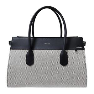 에스콰이아 23 신상 코팅 캔버스 토트 크로스백 EOCSHB833BK