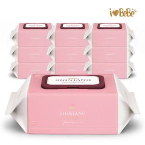 시그니앙 오로즈 75g 77매 10팩 캡형 아기물티슈