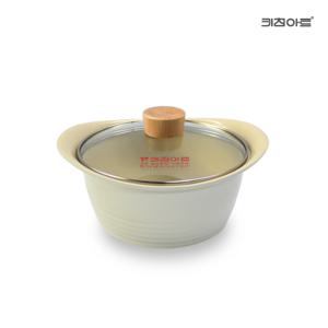 베이직 인덕션냄비 세라믹코팅 양수냄비 20cm