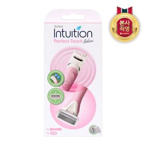 쉬크 인튜이션 비키니 2-in-1 전동 바디트리머&제모기 1입