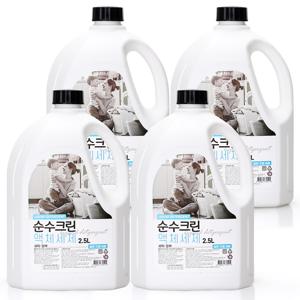 순수크린 액체세제 2.5L X 4개 /액체세탁세제