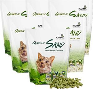 퀸오브샌드 두부모래 (녹차) 7LX6개