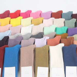 여자 패션골지 장목 양말 55가지 색상