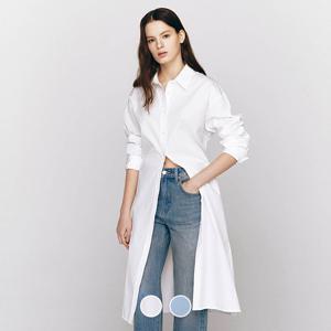 345520 여 롱 셔츠 원피스