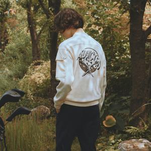 챌린저 남성 ADDICTED심볼 긴팔 맨투맨 골프 티셔츠 CHD3MLT4323CR