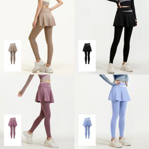 치마레깅스 여성 힙커버 골프 테니스 요가 레깅스 여름 치랭스