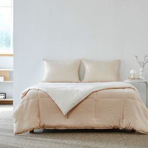 소프트워싱 리버시블 차렵이불 싱글 라이트베이지