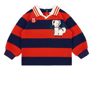 스마일링 퍼피 베이비 스트라이프 카라 티셔츠_BP53TC158