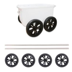 해루질 조과통 만들기 DIY 갯벌체험 바퀴 8인치 20cm 4p 스텐봉2p 세트