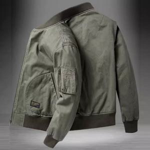 남성 간절기 항공점퍼 오버핏 블루종 바람막이 자켓 봄 가을 야상