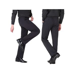 남자 겨울 밴딩 스판 기모 정장바지 LV-SPK-805-블랙