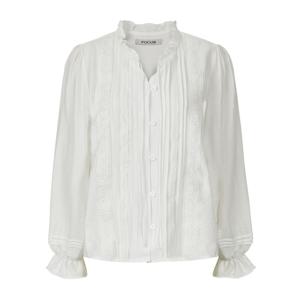 [롯데백화점]프릴 넥 핀턱 레이스 블라우스 PBVFF6S1BL5081