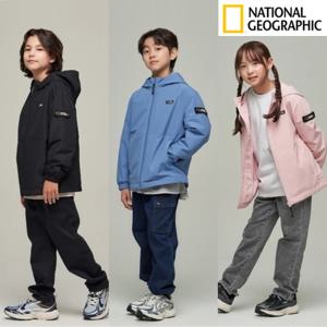 [롯데백화점][내셔널지오그래픽키즈(이월)]베이직 후드 점퍼 아웃도어 키즈 점퍼 K243UJP010