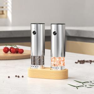 자동 전동 그라인더 소금 후추 그라인더 충전식 깨갈이 글라인더
