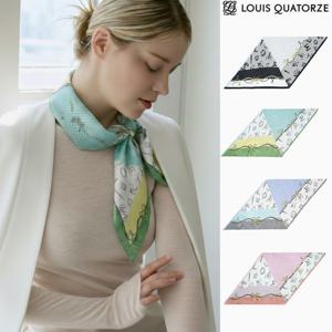 코르테 실크 마름모 스카프 2DSD593