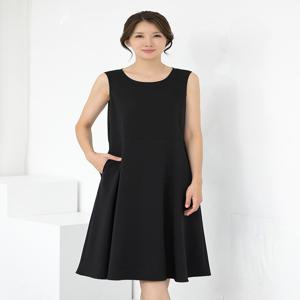 엄마옷 라운드 무지 나시 정장 원피스 613FGH210 마담/중년여성/빅사이즈/50대/60대