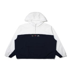 우븐 아노락 다크네이비